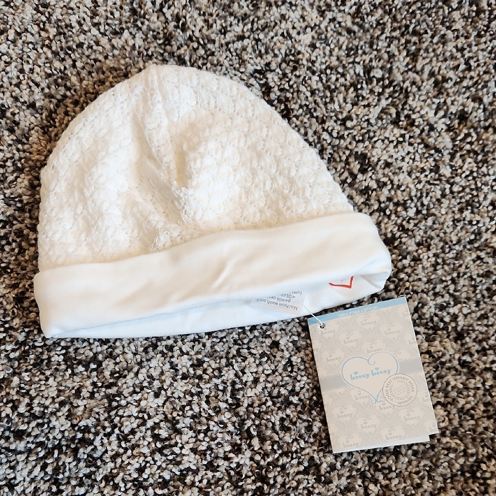 Girls 0 To 6 Months White Hat Nwt